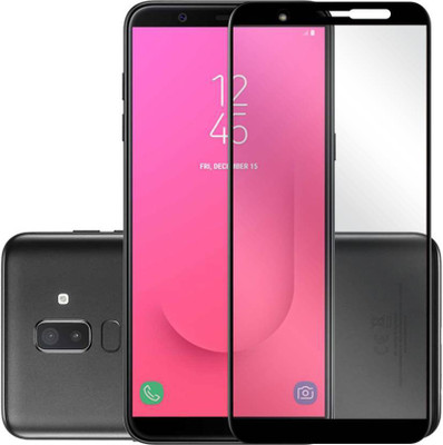 SMARTCASE Edge To Edge Tempered Glass for Samsung Galaxy J8(Pack of 1)