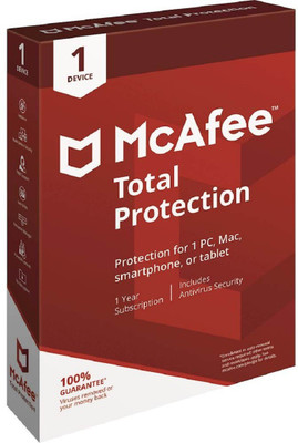 

McAfee Total Security 1 User 1 Year(CD/DVD)