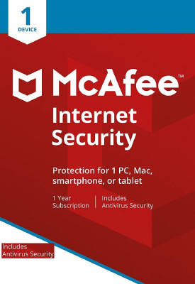 McAfee Internet Security 1.0 User 1 Year(CD/DVD)