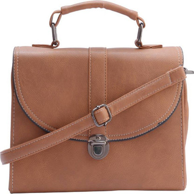 

YOUNG STARZ Women Casual, Formal Tan PU Sling Bag