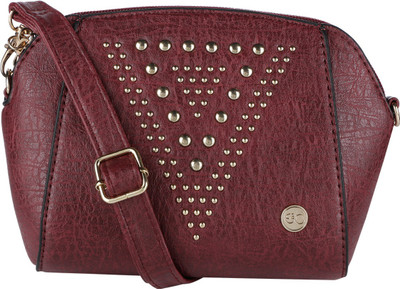 

E2O Fashion Women Casual Red PU Sling Bag