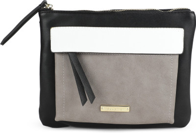 

Steve Madden Women Casual Black, Grey PU Sling Bag