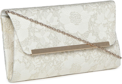 

Accessorize Women Evening/Party Beige PU Sling Bag
