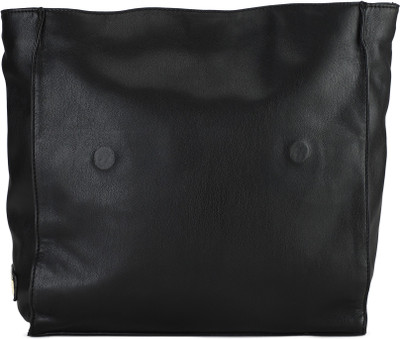 

United Colors of Benetton Women Casual Black PU Messenger Bag