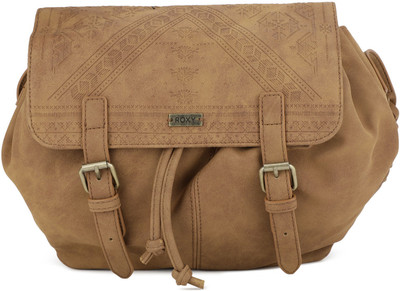 

ROXY Women Casual Brown Synthetic Fabric Sling Bag