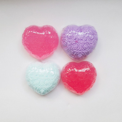 

Pics And You Assorted Rose Heart Handmade Soap Pack 4 (2 Soaps, 2.5 x 2.5 x 1 inch, 100 gram)(10 g, Pack of 4)