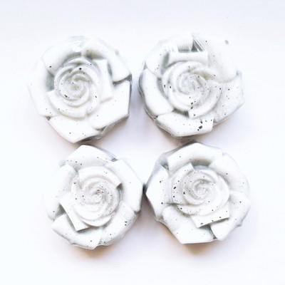 

Pics And You Activated Charcoal Detox Rose Handmade Soap Pack 2 (2 Soaps, 2.4 x 2.4 x 1 inch, 100 gram)(10 g, Pack of 4)