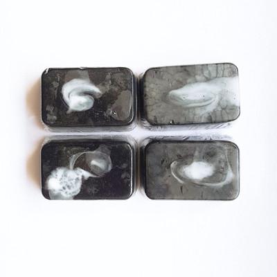 

Pics And You Activated Charcoal Detox Marble Handmade Soap Pack 4 (2 Soaps, 3 x 1.5 x 1 inch, 100 gram)(10 g, Pack of 4)