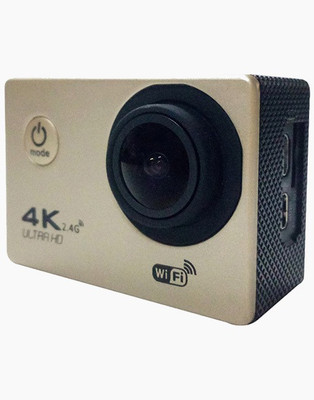 

OWO F60R 4K WiFi Waterproof with Remote Control Sports and Adventure Camera Sports and Action Camera(Gold, 16 MP)