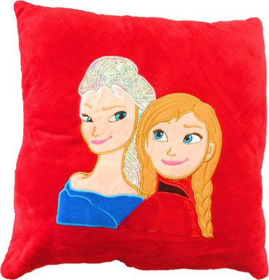 

CREATIVEVILLA CUTE RED BARBIE ELSA AND ANNA STUFFED PLUSH CUSHION PILLOW SOFT TOY CVST5003 - 35 cm(Multicolor)