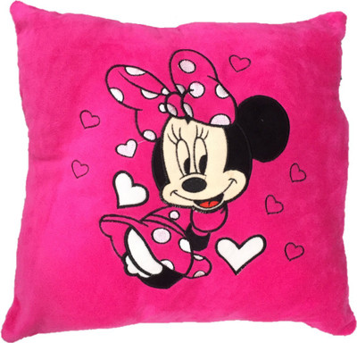 

CREATIVEVILLA CUTE PINK MINNIE MOUSE STUFFED PLUSH CUSHION PILLOW SOFT TOY CVST9802 - 35 cm(Multicolor)