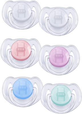 

Philips Orthodontic Translucent Silicone Pacifier, 6-18 Months 2 ea (Colors May Vary) Natural rubber(Colors May Vary)