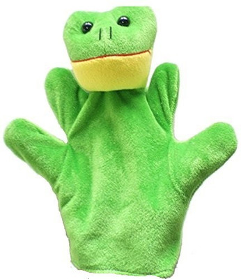 Bestie Toys Supreme Imagination Stories Puppet. (Frog Green) Hand Puppets