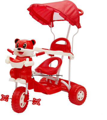 

STEPUPP BABY TRICYCLE FOR KIDS WITH FRONT OR BACK BASKET AND CANOPY AND PARENT HANDLE OR MUSICAL TRICYCLE RED,WHITE COLOUR KIDS TRICYCLE RECOMMENDED TRICYCLE FOR BABY GIRL OR TRICYCLE FOR BABY BOY OR TRICYCLE FOR TODDLER GIRL OR TRICYCLE FOR TODDLER BOY R