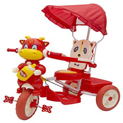 

STEPUPP BABY TRICYCLE FOR KIDS WITH FRONT OR BACK BASKET AND CANOPY AND PARENT HANDLE OR MUSICAL TRICYCLE RED COLOUR KIDS TRICYCLE RECOMMENDED TRICYCLE FOR BABY GIRL OR TRICYCLE FOR BABY BOY OR TRICYCLE FOR TODDLER GIRL OR TRICYCLE FOR TODDLER BOY RECOMME