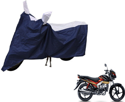 Auto Hub Two Wheeler Cover for Mahindra(Centuro, Blue, Silver)