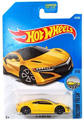 

Hot Wheels Factory Fresh 17 Yellow Acura NSX(Yellow)