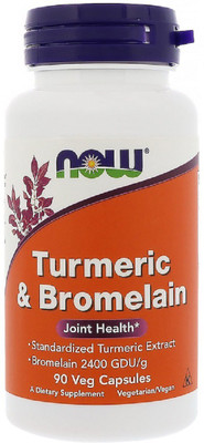 

Now Foods Now Foods, Turmeric & Bromelain,(90 No)
