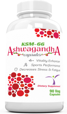 RAMINI BIONUTRITION KSM-66 ASHWAGNADHA 500 mg CAPSULES(1 No)