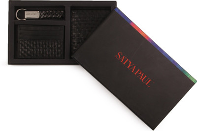 

Satya Paul Women Black Genuine Leather Wallet(6 Card Slots), Tan
