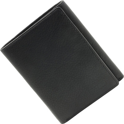 

FERRET Men Black Artificial Leather Wallet(7 Card Slots)