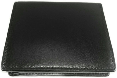 

WALTZ Men Black Genuine Leather Wallet(8 Card Slots), Amwa-18