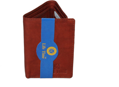 

Lifetime Men Brown Artificial Leather Wallet(6 Card Slots)