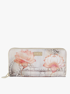 

Satya Paul Women Beige Artificial Leather Wallet(8 Card Slots)