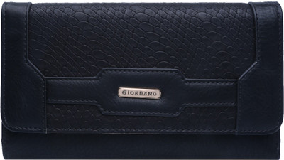 

Giordano Women Formal Blue Artificial Leather Wallet(9 Card Slots), Black