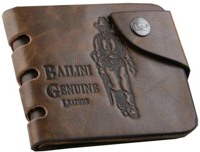 

AGE CARE Men Brown Genuine Leather Wallet(10 Card Slots)