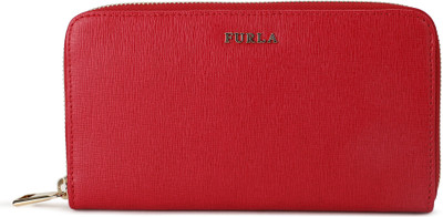 

Furla Women Casual Red Genuine Leather Wallet(12 Card Slots), Ruby