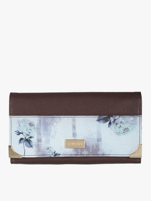 

Satya Paul Women Brown Artificial Leather Wallet(12 Card Slots), Black