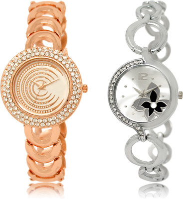 

The Shopoholic Best Combo Pack White And Silver Dial Analog Watch For Girls Woman Watchs Belt Watch - For Women