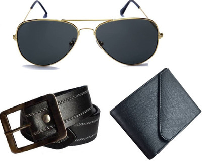 

Poland Belt, Wallet, Wayfarer Combo(Black)