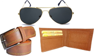 

Poland Belt, Wallet, Wayfarer Combo(Black)