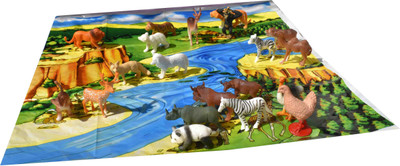 

PTCMart Poster Wild Animals Figure Set 20pcs(Multicolor)