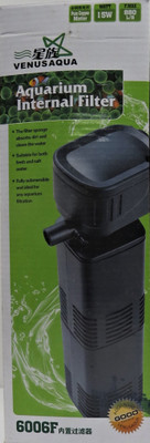 

Venus Aqua 6006f Power Aquarium Filter(Mechanical Filtration for Salt Water and Fresh Water)