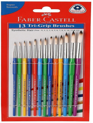 

Faber-Castell 13 tri grip brushes