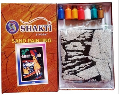 

Shakti Sand Painting DIY Kit, 36 x 50cm (One painting)