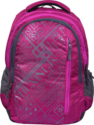 

HEXING hb16 20 Backpack(Multicolor), Pink with grey