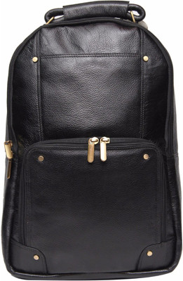 

HICLASS Genuine Leather Backpack 10 L Laptop Backpack(Black)