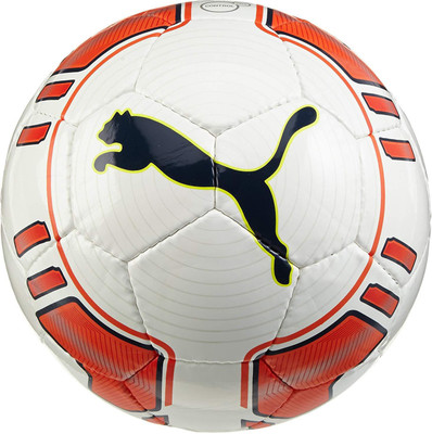 

Puma evoPOWER Lite 350 Football - Size: (Pack of 1, White, White/orange