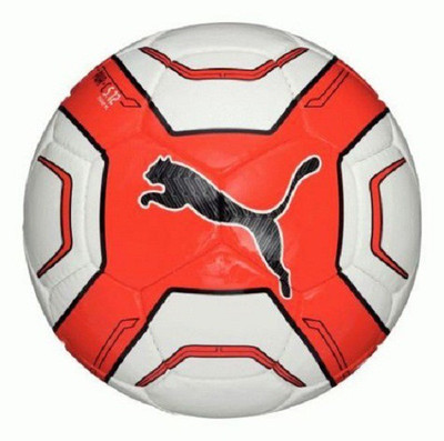 

Puma PowerCat .12 Trainer HS Football - Size: (Pack of 1, White, White/red