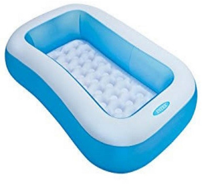 SHREEJI GIFT Inflatable Baby Bath Tub Rectangular(Blue)