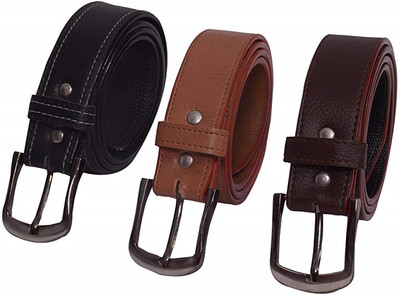 

Bluemoon Star Men Casual Multicolor Artificial Leather Belt, Multi-color