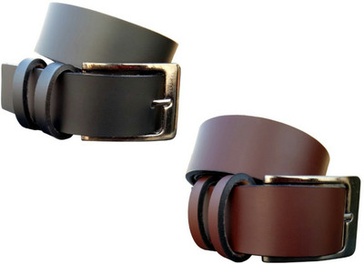 

Roxelcraft Men Formal, Casual Black, Brown Synthetic Belt