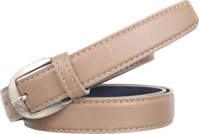 

Styles Creation Women Formal, Casual Beige Artificial Leather Belt, Beige;brown