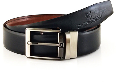 

Robertson Shizuoka Men Formal Black, Tan Genuine Leather Reversible Belt