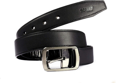 

SOFTA Men Casual, Party, Formal Black Genuine Leather Belt