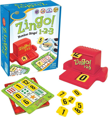 

Bestie Toys Zingo Number Bingo 1-2-3 Board Game